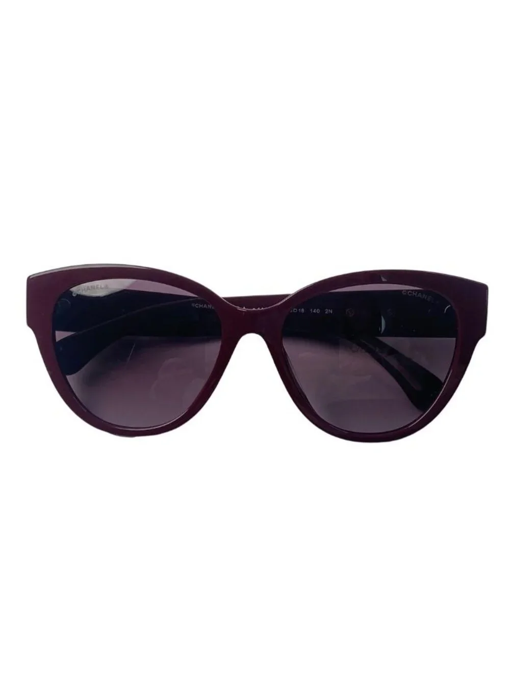 Chanel Faux Pearl CC Logo Sunglasses 56